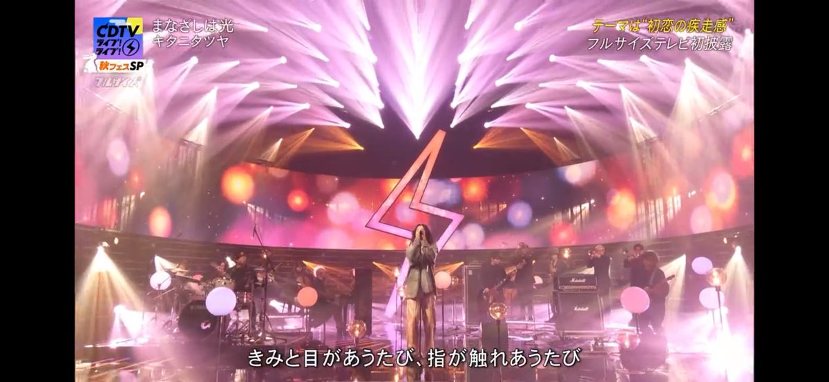 #CDTVライブライブ #TBS

#キタニタツヤ さん「まなざしは光」
カルテットでした🎻

ありがとうございました！