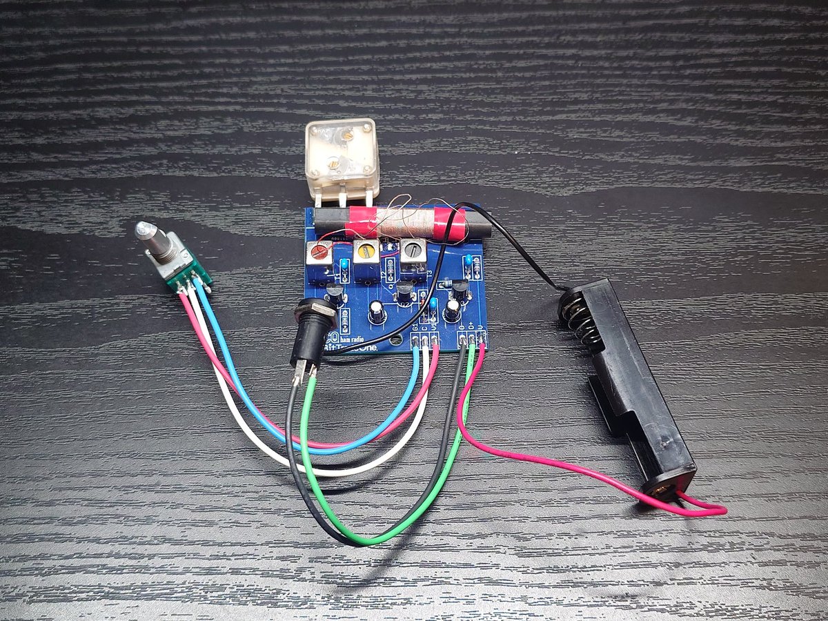 昔作ったスーパーラジオが発掘された