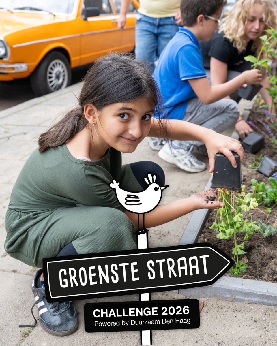 ⏰ Wacht niet te lang! Meld je voor 6 oktober nog aan en laat zien dat jouw straat de groenste van Den Haag kan worden.

🌳 Meer informatie en aanmelden via duurzaamdenhaag.nl/groenstestraat

#denhaag #buren #haags #groenevingers #challenge #groenstestraat #groenbezig