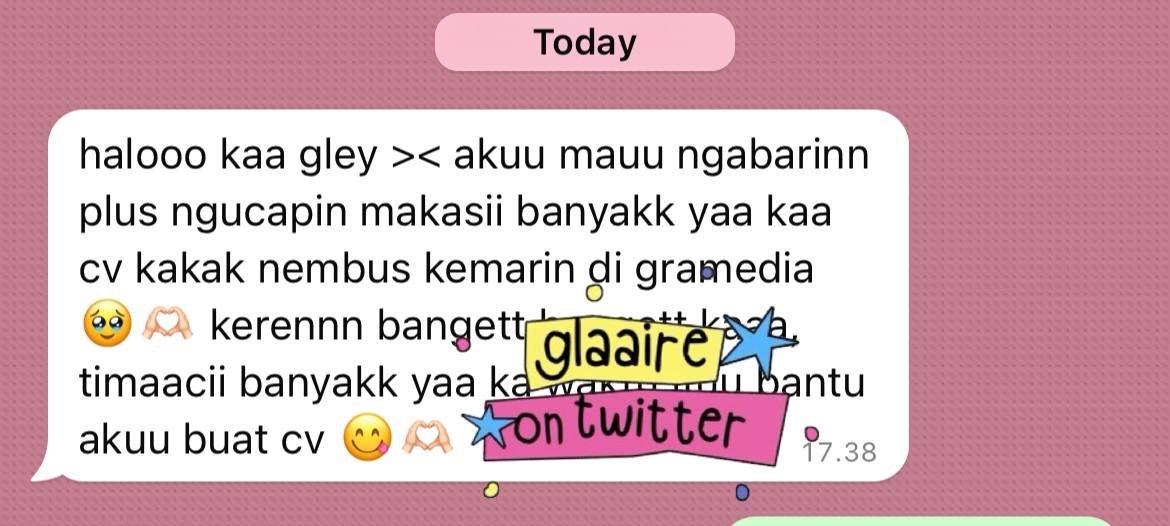 senengnya bisa sampe tembus 2 dari 3 perusahaan yang dituju! ada juga yang keterima di gramedia :3

t. jasa joki cv ats