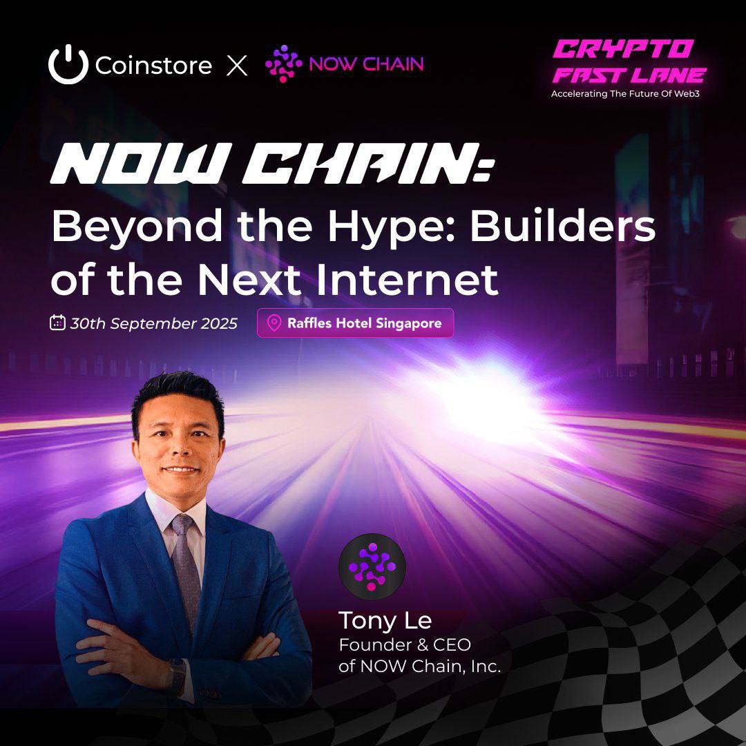 mariaenehonah1's tweet image. A full-day program designed to accelerate your understanding of Web3.
Crypto Fast Lane — Accelerating the Future of Web3 runs 10:30 AM – 5:30 PM on September 30 in Singapore.
Seats are limited: luma.com/9sco590p

#Coinstore #CryptoFastLane #Web3GP #SingaporeGP