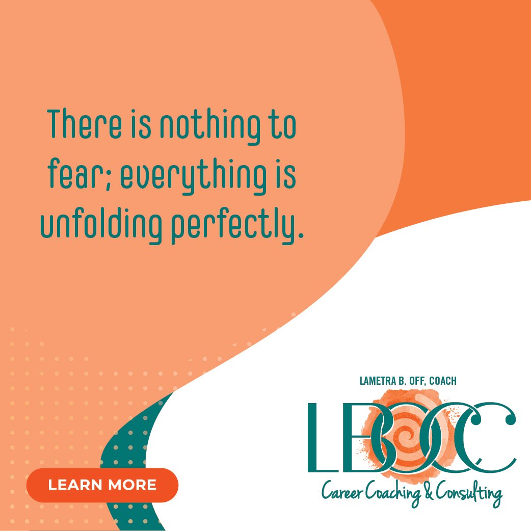 LametraOff's tweet photo. Happy Monday. 
If on Sunday night, you get the Monday "scarys," fear not - it's normal for Mondays to be scary. Say 9 times, "There's nothing to fear; everything is unfolding perfectly."

#LBOcoaching 
#leadershipmindset
#executivecoaching
#lametraoffcoaching https://t.co/nUIhOi7sWp