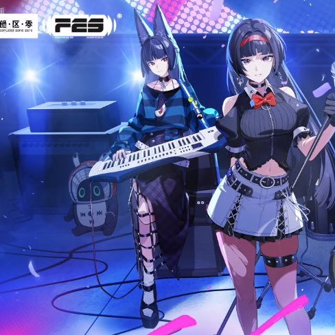 MIYABI IN NEW ZZZ FEST 2025 ART AAAAAAAA SHES ON THE KEYBOARD