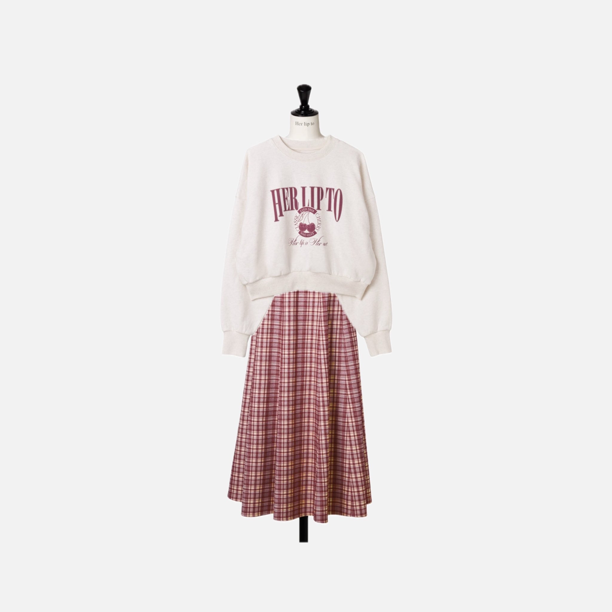 トップス Classic Cherry Sweatshirt herlipto Classic Cherry Sweatshirt スウェット herlipto herlipto