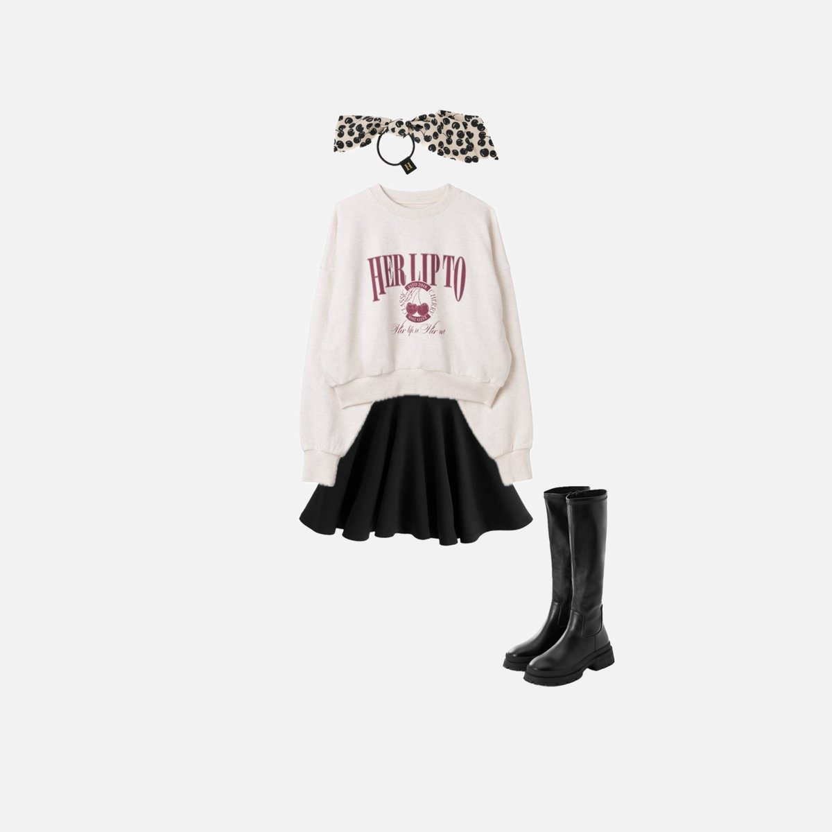 herlipto Classic Cherry Sweatshirt Her lip to CAFE Original Goods