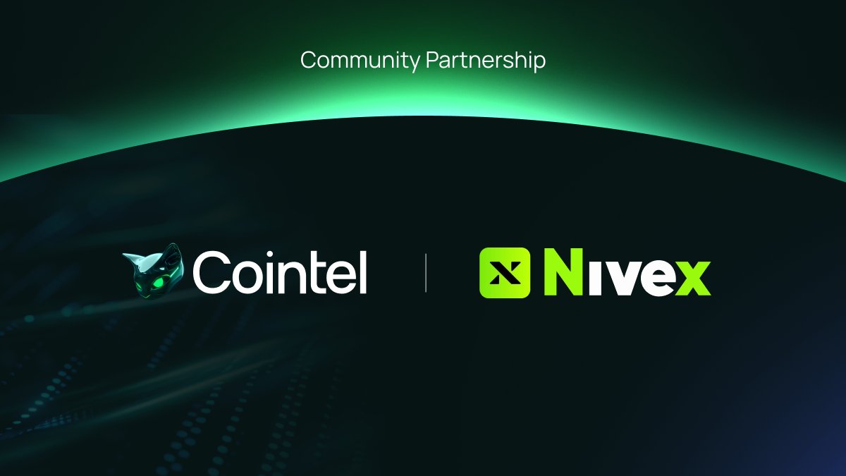 Two communities, one vision. 🤝

<a href="/Cointel_io/">Cointel</a>  X <a href="/nx_Labs/">Nivex Official</a>  are teaming up to blend AI powered insights, smart trading tools, and crypto education, making Web3 safer, smarter, and more rewarding for everyone.

This collaboration isn’t just about platforms. It’s about empowering