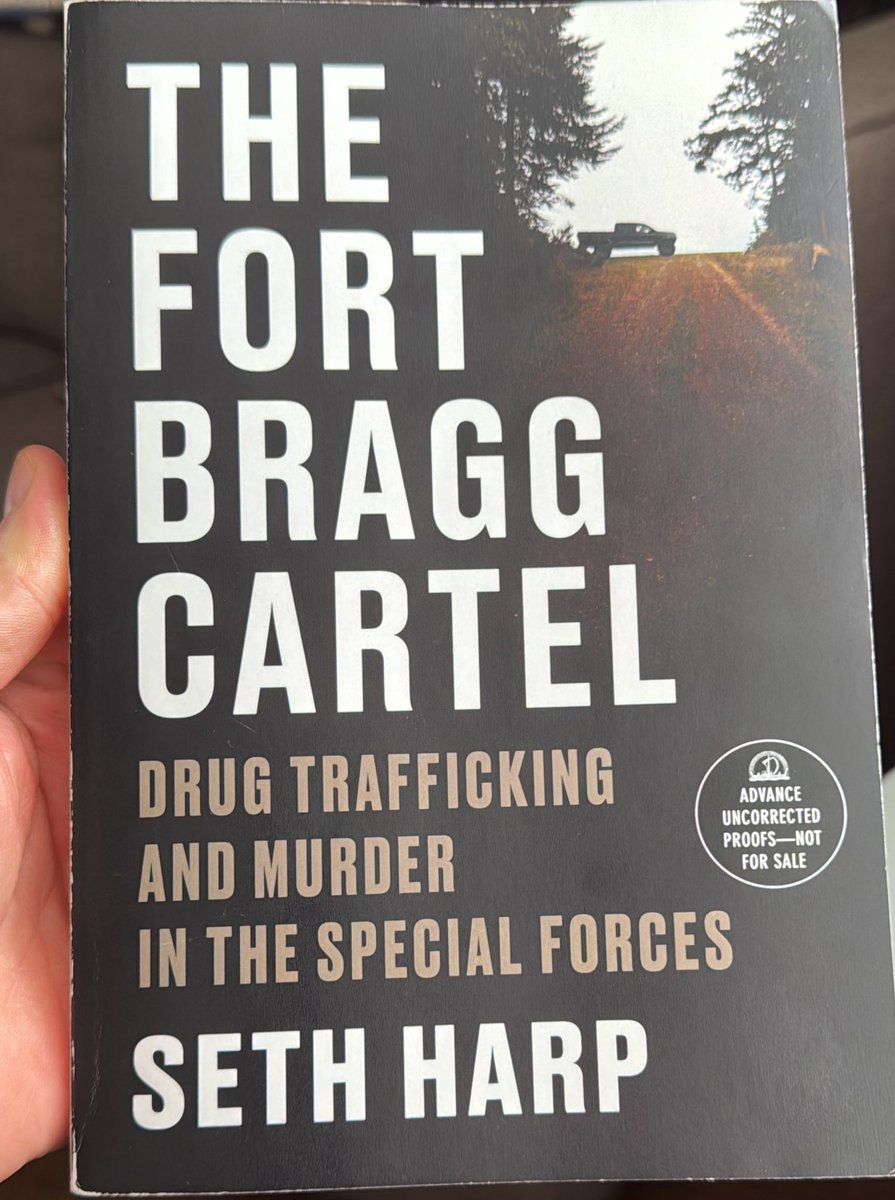 AsaWinstanley's tweet image. A fantastic achievement in old fashioned shoe leather journalism, Seth Harp’s (@sethharpesq) book The Fort Bragg Cartel transformed my understanding of the US empire’s secret wars. Highly recommended.