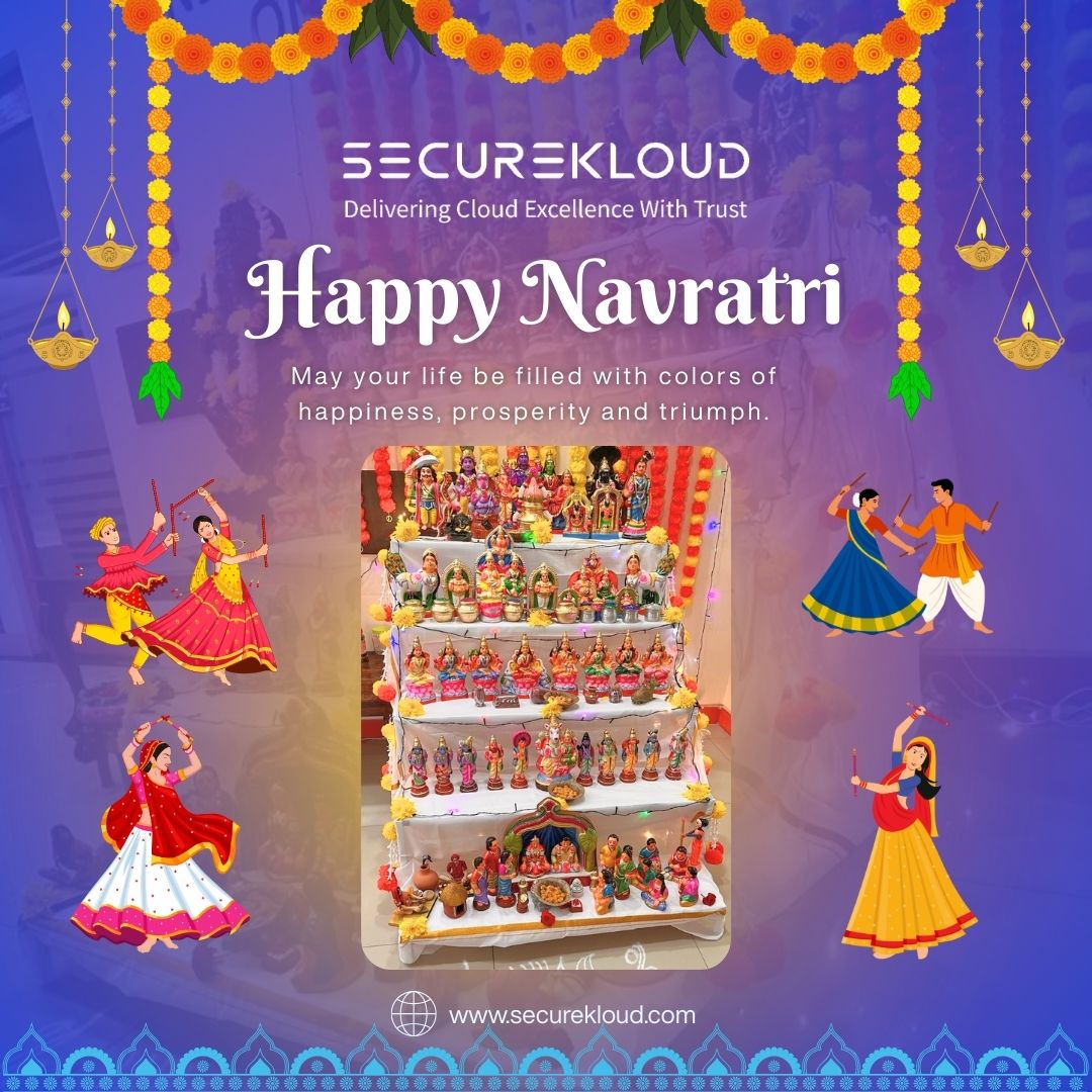 SecureKloudTech's tweet image. ✨ This #Navratri, SecureKloud came alive with devotion, unity &amp;amp; joy! From Golu &amp;amp; poojas to sharing prashad, we celebrated culture &amp;amp; togetherness. 🌼 Here’s to bonds that inspire &amp;amp; a culture that uplifts. 💫

#FestivalOfJoy #LifeAtSecureKloud #TogetherWeGrow