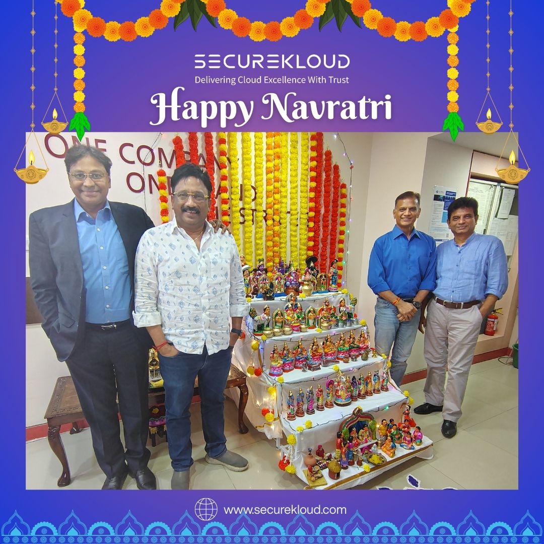 SecureKloudTech's tweet image. ✨ This #Navratri, SecureKloud came alive with devotion, unity &amp;amp; joy! From Golu &amp;amp; poojas to sharing prashad, we celebrated culture &amp;amp; togetherness. 🌼 Here’s to bonds that inspire &amp;amp; a culture that uplifts. 💫

#FestivalOfJoy #LifeAtSecureKloud #TogetherWeGrow
