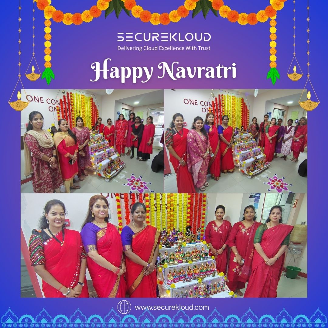 SecureKloudTech's tweet image. ✨ This #Navratri, SecureKloud came alive with devotion, unity &amp;amp; joy! From Golu &amp;amp; poojas to sharing prashad, we celebrated culture &amp;amp; togetherness. 🌼 Here’s to bonds that inspire &amp;amp; a culture that uplifts. 💫

#FestivalOfJoy #LifeAtSecureKloud #TogetherWeGrow