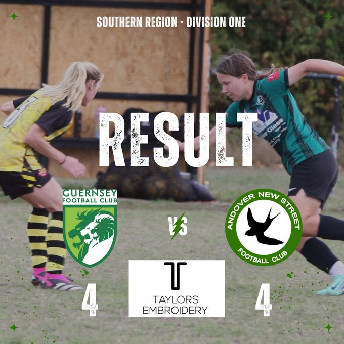 💚🖤Full-Time Result: Guernsey Women 4–4 Street Ladies 💚🖤

Apologies for the late post—cancelled flights made for a long travel day.

**Head Coach Ryan’s Comments:**
After a tough few weeks, we travelled to Guernsey determined to rebound. We expected a challenge from a strong