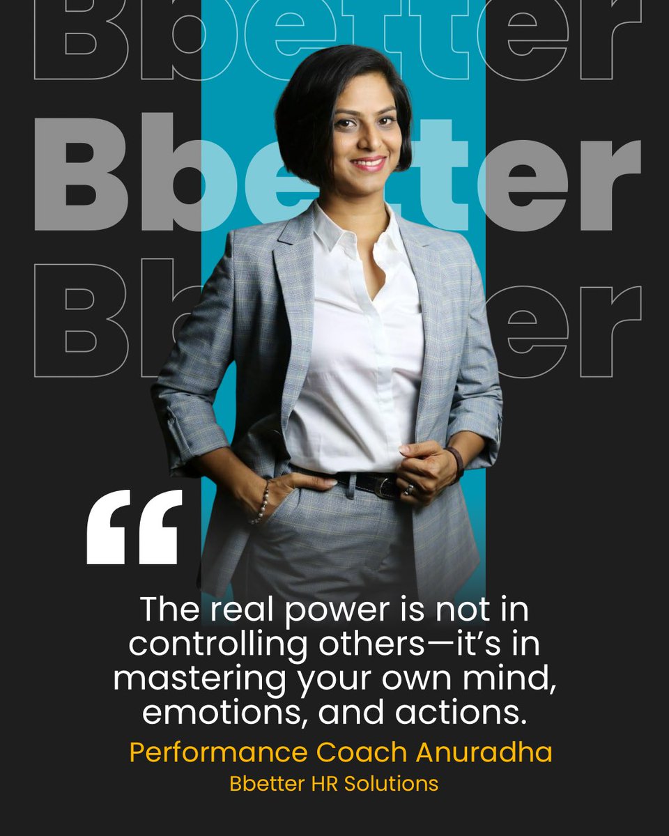coachanuradha's tweet image. We often spend so much energy trying to control circumstances and people around us. But the truth is—real power begins within. ✨
👉 True self-mastery is the foundation of resilience, growth, and lasting success.

#Anuradha #PerformanceCoach #Bbetter #SelfMastery #Resilience
