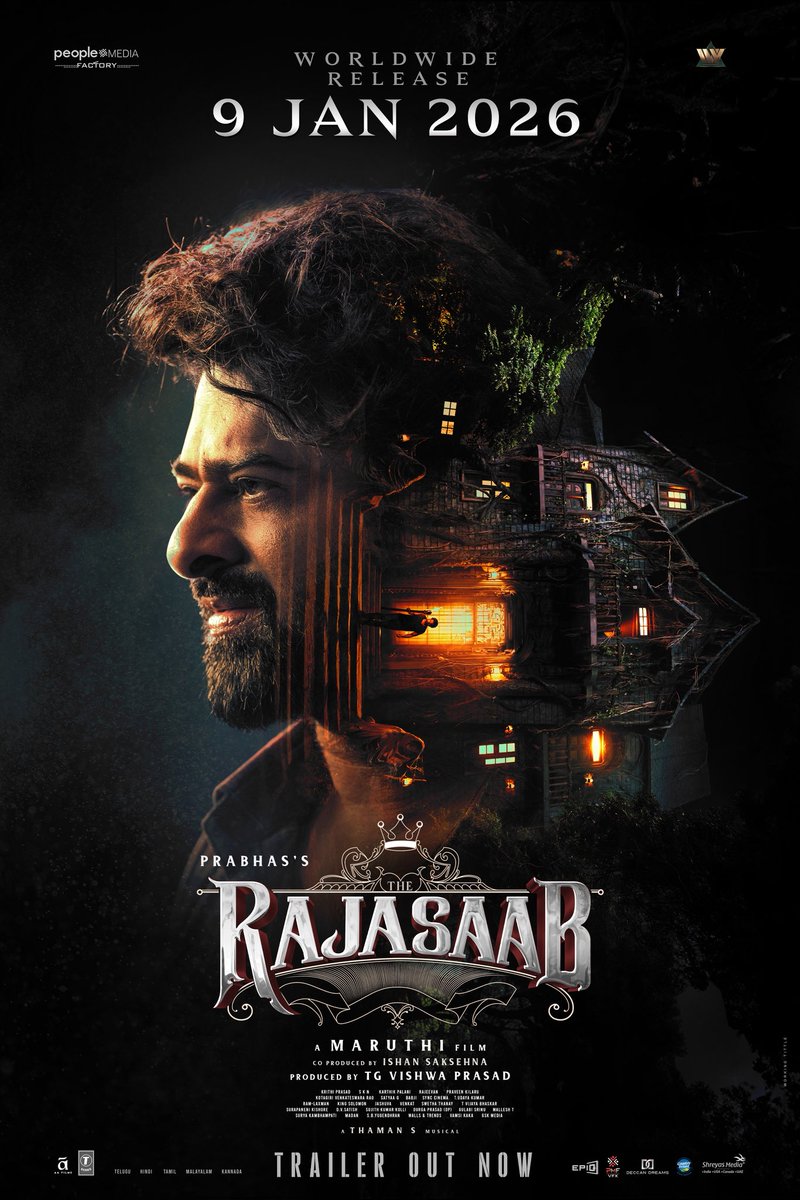ivdsai's tweet image. A MAJESTIC RIDE AWAITS YOU ALL.. 🔥

#TheRajaSaabTrailer : youtu.be/i-8w5yDwukA?si…

Have a blast 💥 

#Prabhas #TheRajaSaab #TheRajaSaabOnJan9th