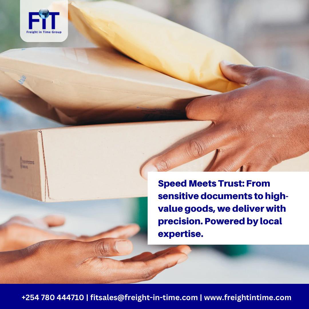 _freightintime's tweet image. At FIT, we know that in logistics, speed and reliability are non-negotiable. Whether it’s critical documents or high-value goods, we deliver with unmatched precision.

#FreightInTime #SpeedMeetsTrust #LogisticsExperts #OnTimeEveryTime #PoweredByPrecision #LogiaticsExcellence