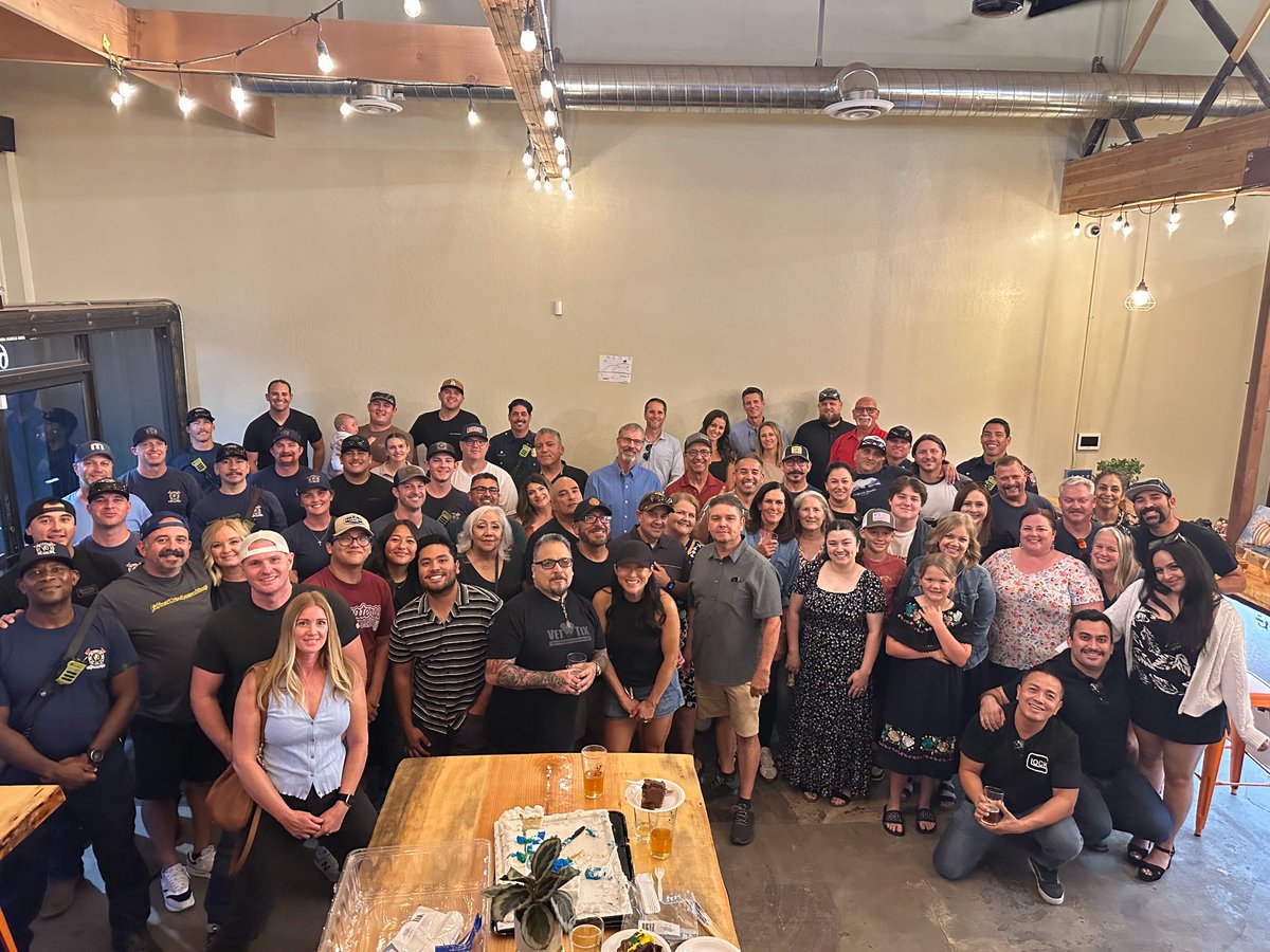 Yesterday evening members of the Visalia Fire Dept. had a retirement celebration for Fire Captains Alvino Lopez and Miguel Oseguera which was hosted by Simply Brewing. We wish them well in their next chapter of life after serving full careers for the citizens of Visalia.