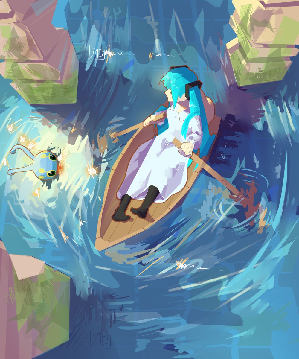 haven't posted in a while.

#Miku  #Art #Pokemon #fanart #digitalart