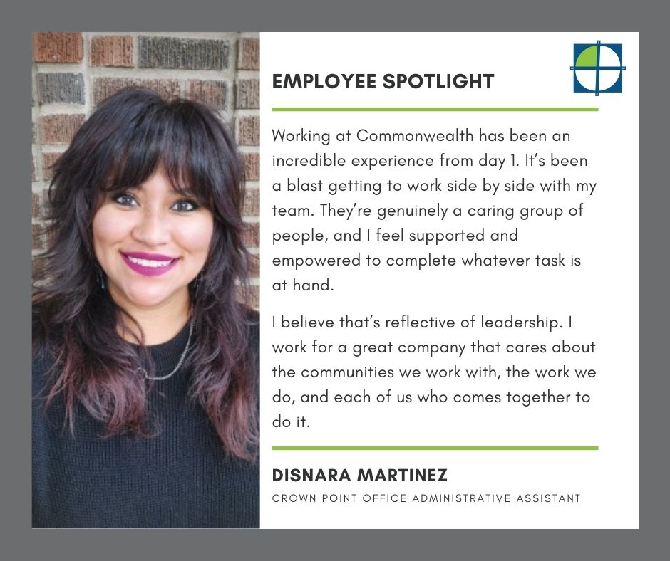 CommonwealthEng's tweet image. Meet Disnara! 
She’s the friendly face and dedicated Admin at our Crown Point office. With over 7 years of experience, Dis brings knowledge, organization, and a welcoming spirit every day.
We’re grateful to have her as part of the Team! 
#TeamCommonwealth #EmployeeSpotlight
