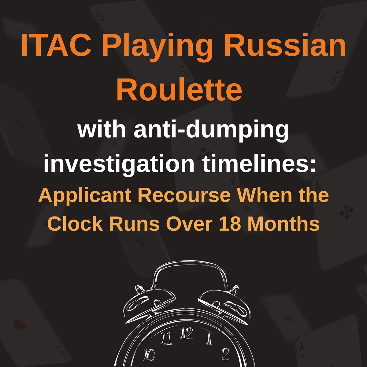 CTObserverSA's tweet image. ITAC playing Russian Roulette with anti-dumping investigation timelines: Applicant Recourse When the Clock Runs Over 18 Months
Read The Full Blog On: commoditytradeobserver.com/2025/09/29/ita…

#CommodityTradeObserver #ITAC #Timelines