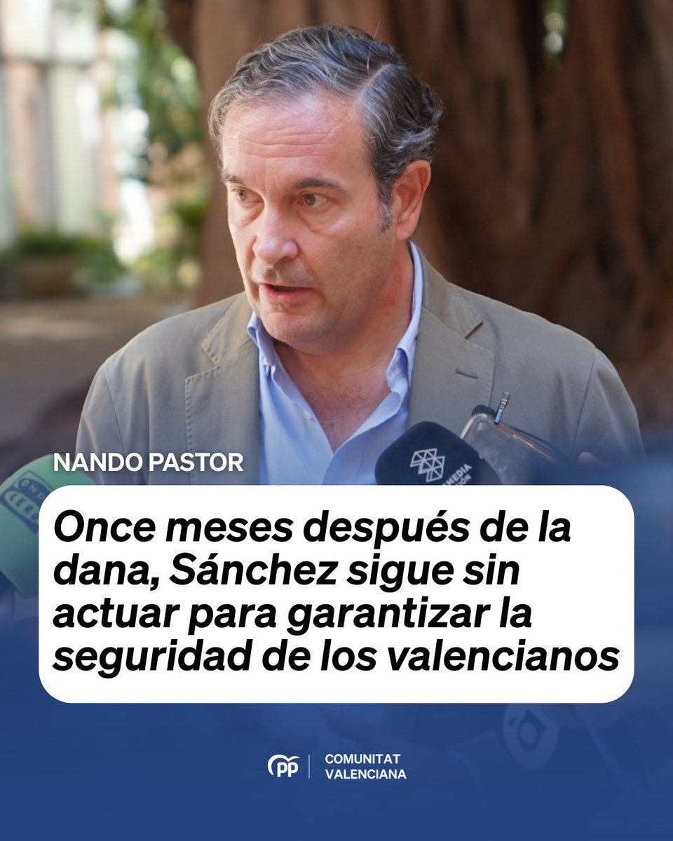Ya lo aprobó el Senado a propuesta del PP: hay que acelerar obras, limpiar cauces y reforzar infraestructuras. Pero Sánchez ni siquiera contesta la carta que le envió Carlos Mazón este verano alertando de los riesgos.

No podemos seguir con pancartas y discursos vacíos mientras
