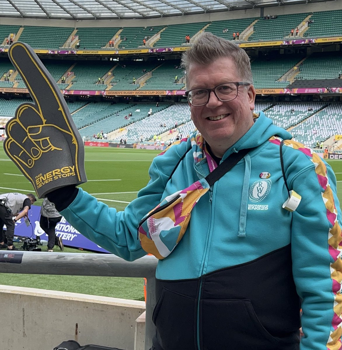 Hi <a href="/MaggieAlphonsi/">Maggie Alphonsi MBE</a> - thanks so much for your support of all the #WRWC25 volunteers, we hope you had as much as we did on Saturday!