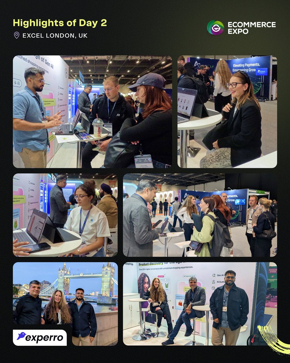 🚀 𝐃𝐚𝐲 𝟐 𝐚𝐭 <a href="/ecommerceexpo/">eCommerce Expo</a> 𝐋𝐨𝐧𝐝𝐨𝐧 𝐞𝐧𝐝𝐞𝐝 𝐰𝐢𝐭𝐡 𝐚 𝐛𝐚𝐧𝐠.⁣⁣

🙏 Big thank you to everyone who stopped by Booth G51 and made this event one to remember.⁣⁣
⁣⁣
#eCommerceExpo #GenAI #AgenticAI
