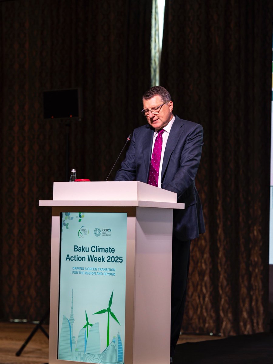 NizamiGanjaviIC's tweet image. “Every bullet, every bomb dropped, destroys not only human lives but also our climate resilience. Ending conflicts is climate action.”

Raimonds Vejonis, former President of Latvia 
@Vejonis 

#BCAW2025