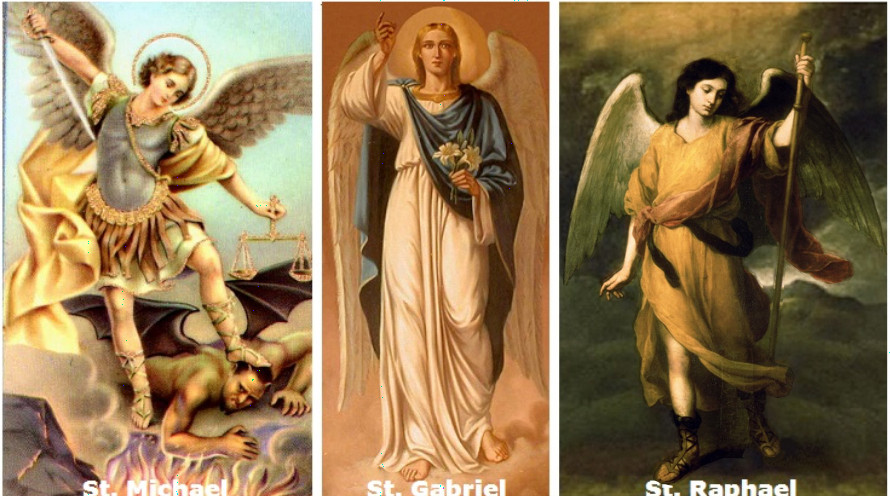 Santododia1's tweet image. Orações aos Três Arcanjos

São Miguel Arcanjo, glorioso
príncipe do Céu, protetor das
almas, eu vos chamo, para que me
livres de todos os inimigos e de
todo pecado e me faças progredir
na vida e no serviço de Deus,
dando-me a graça de perseverar
sempre. Amém!

São Gabriel,…
