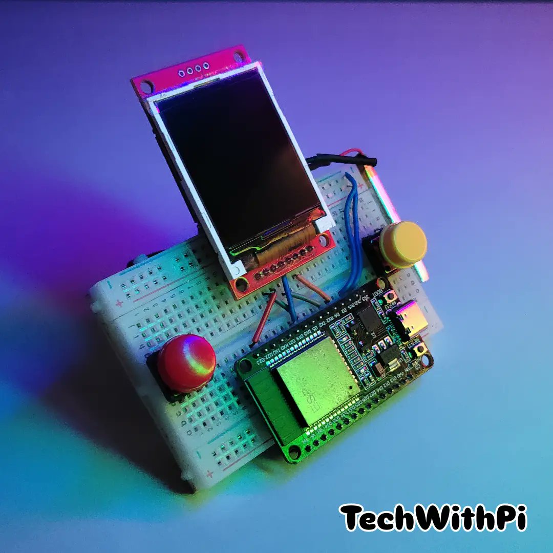 TechWithpi's tweet image. TechWithPi 2D Gaming console
#esp32 #game #diy #STEM
@digikey @ESP8266COM @ESP32net