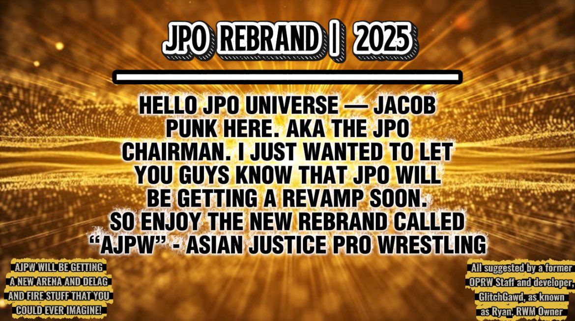 JPO Universe || Please Read.