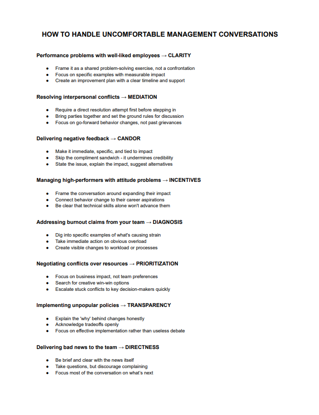 dklineii's tweet image. If you want to make hard management conversations easier, start here: