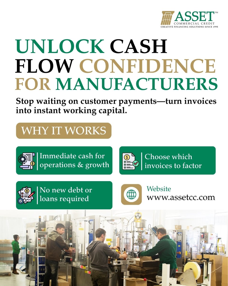 AssetCC's tweet image. ✅ Fast. Flexible. Debt-free.
Let’s build your future, one invoice at a time.
📞 Call: 1-888-255-1850 ext 201
📧 Email: sales@assetcc.com
🌐 Website: assetcc.com
📅 Schedule a meeting: calendly.com/shau.../free-b…

#CashFlowMadeSimple #BusinessGrowth