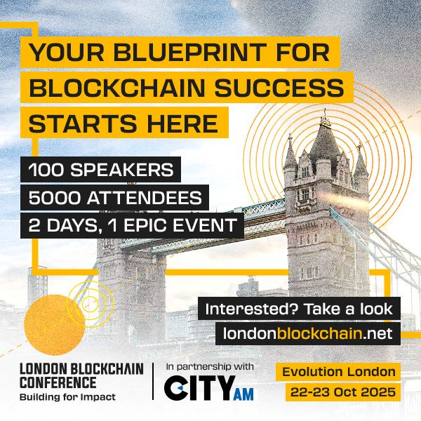 block_robert's tweet image. Ideas meet execution at #LondonBlockchainConference. In-depth tracks on tokenised finance, market infrastructure, identity and security.
👉bit.ly/4m1swyb