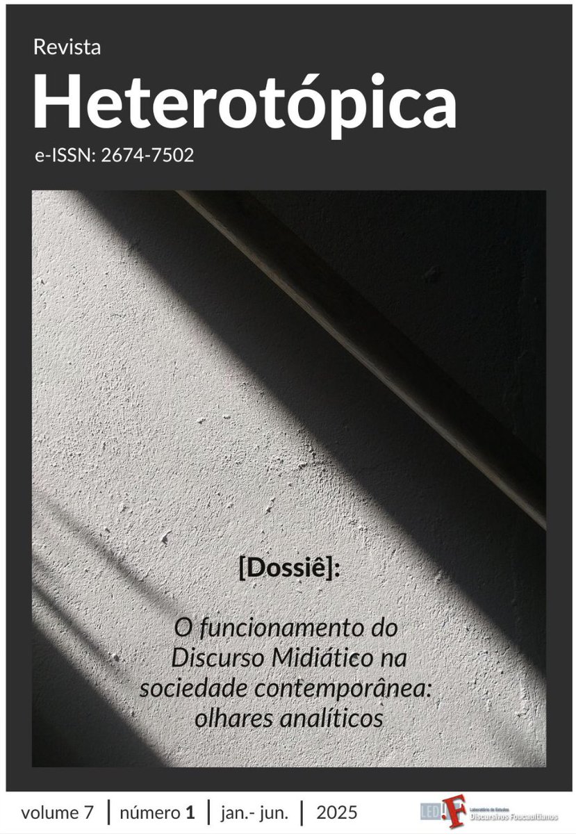 Comunicación UdeSA (@com_udesa) on Twitter photo Mariano Dagatti, profesor de Comunicación Visual, coordinó el dossier temático "El funcionamiento del discurso mediático en la sociedad contemporánea: miradas analíticas" publicado recientemente por la Revista Heterotópica. 
bit.ly/4gM3PVF Mariano Dagatti, profesor de Comunicación Visual, coordinó el dossier temático "El funcionamiento del discurso mediático en la sociedad contemporánea: miradas analíticas" publicado recientemente por la Revista Heterotópica. 
bit.ly/4gM3PVF