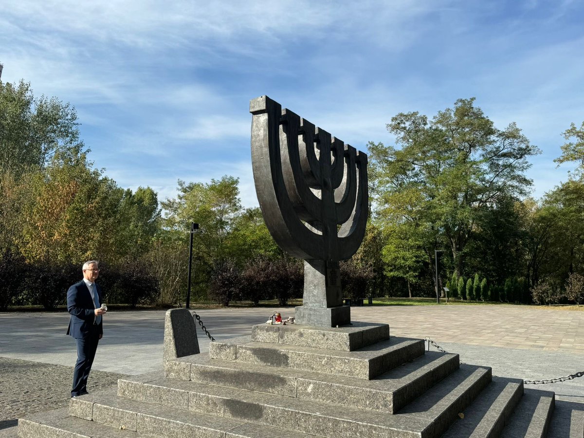 Israel ישראל (@israel) on Twitter photo On September 29–30, 1941, more than 30,000 Jewish men, women, and children were savagely murdered by Nazi forces in a ravine on the outskirts of Kyiv. In just two days, lives were erased in one of the most horrific massacres of the Holocaust.
We honor their memory - and the On September 29–30, 1941, more than 30,000 Jewish men, women, and children were savagely murdered by Nazi forces in a ravine on the outskirts of Kyiv. In just two days, lives were erased in one of the most horrific massacres of the Holocaust.
We honor their memory - and the