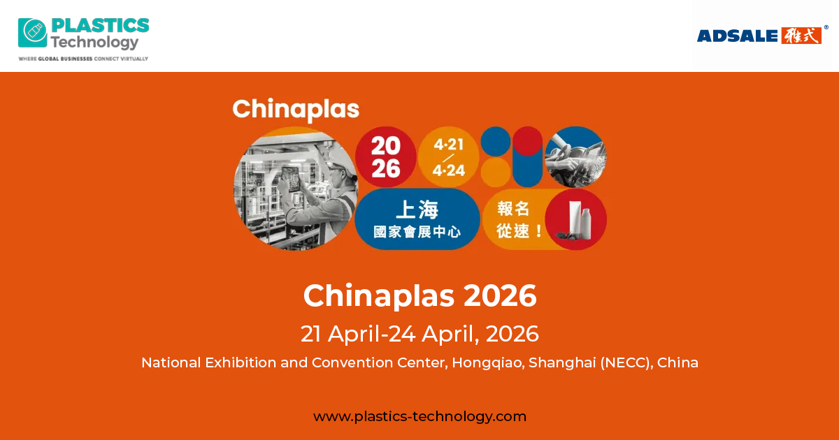 PlasticsTech's tweet image. Plastics reimagined at #Chinaplas2026!
From plastic-eating enzymes to AI sorting, chemical recycling & #bioplastics, the #circulareconomy is shaping a sustainable future.
Be part of the innovation driving closed-loop plastics.
Learn: plastics-technology.com/events/chinapl…
#PlasticsInnovation