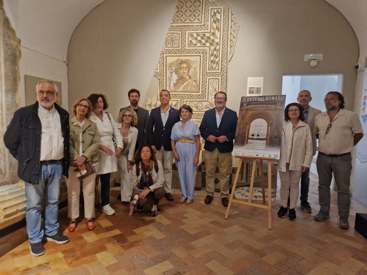 JuanAvilaCARMO's tweet photo. Más de 30 actividades para celebrar la historia romana de Carmona

Hoy hemos presentado una nueva edición del OCTUBRE ROMANO: un mes para celebrar nuestro pasado romano con visitas, talleres, conferencias, degustaciones, …

Del 1 al 31 de octubre https://t.co/Vn5bHMJ69S