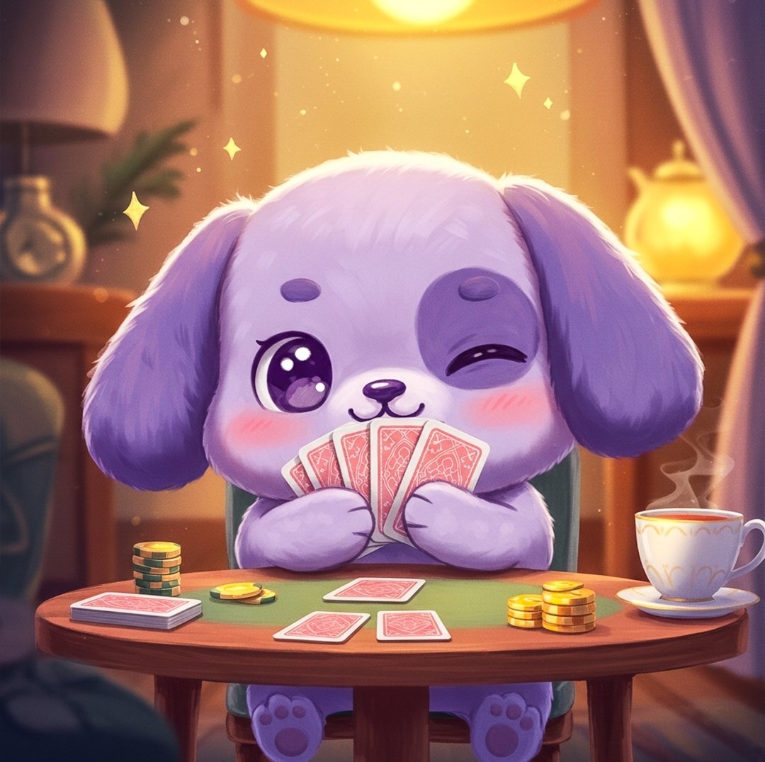 Bloof plays the market like poker

Never folds, never scared to call the bluff, always ready to go all-in 🐶💜