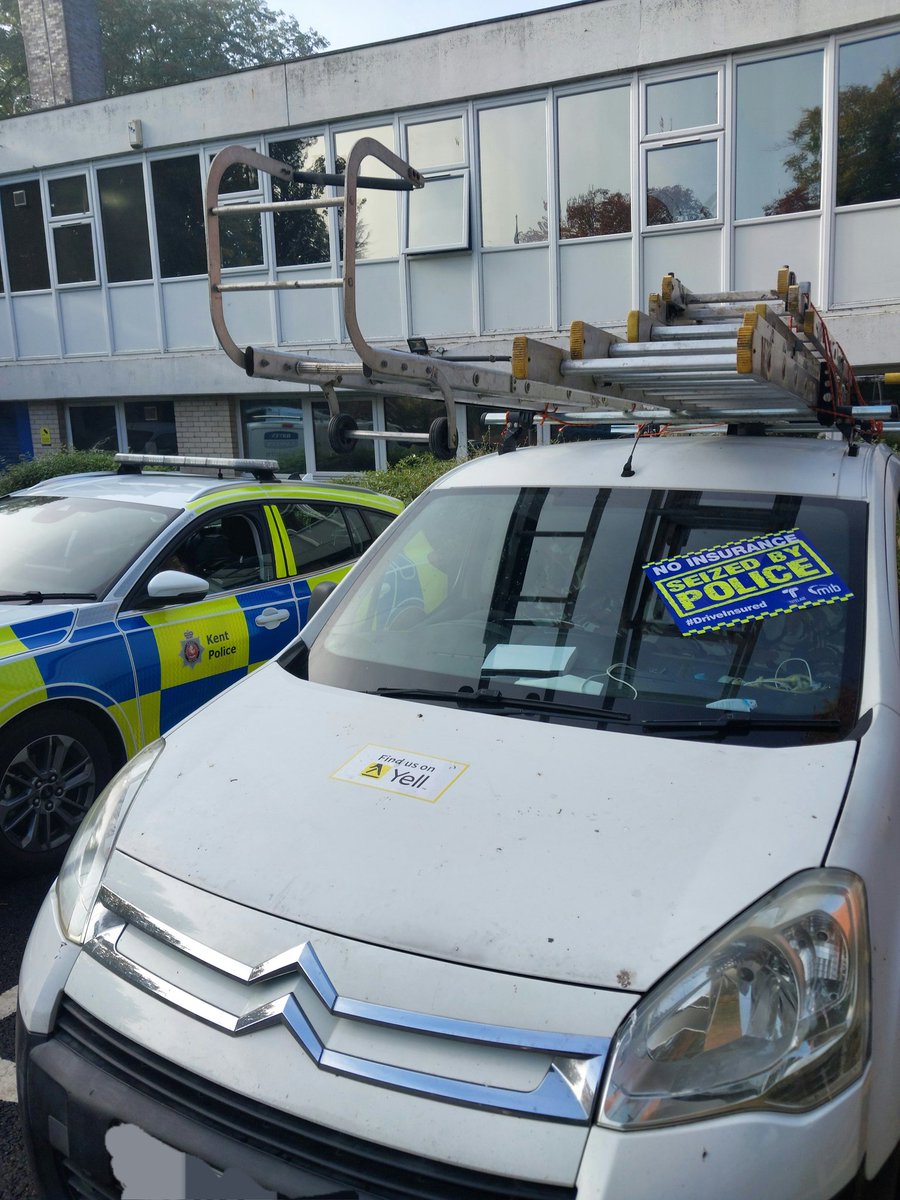 #Team1 on patrol today didn't find this vehicle on yell, we found it in #Swanley and found the driver had #NoLicence &amp; #NoInsurance. Vehicle #Seized &amp; can now be found at our seizure yard. #DriveInsured ^SK