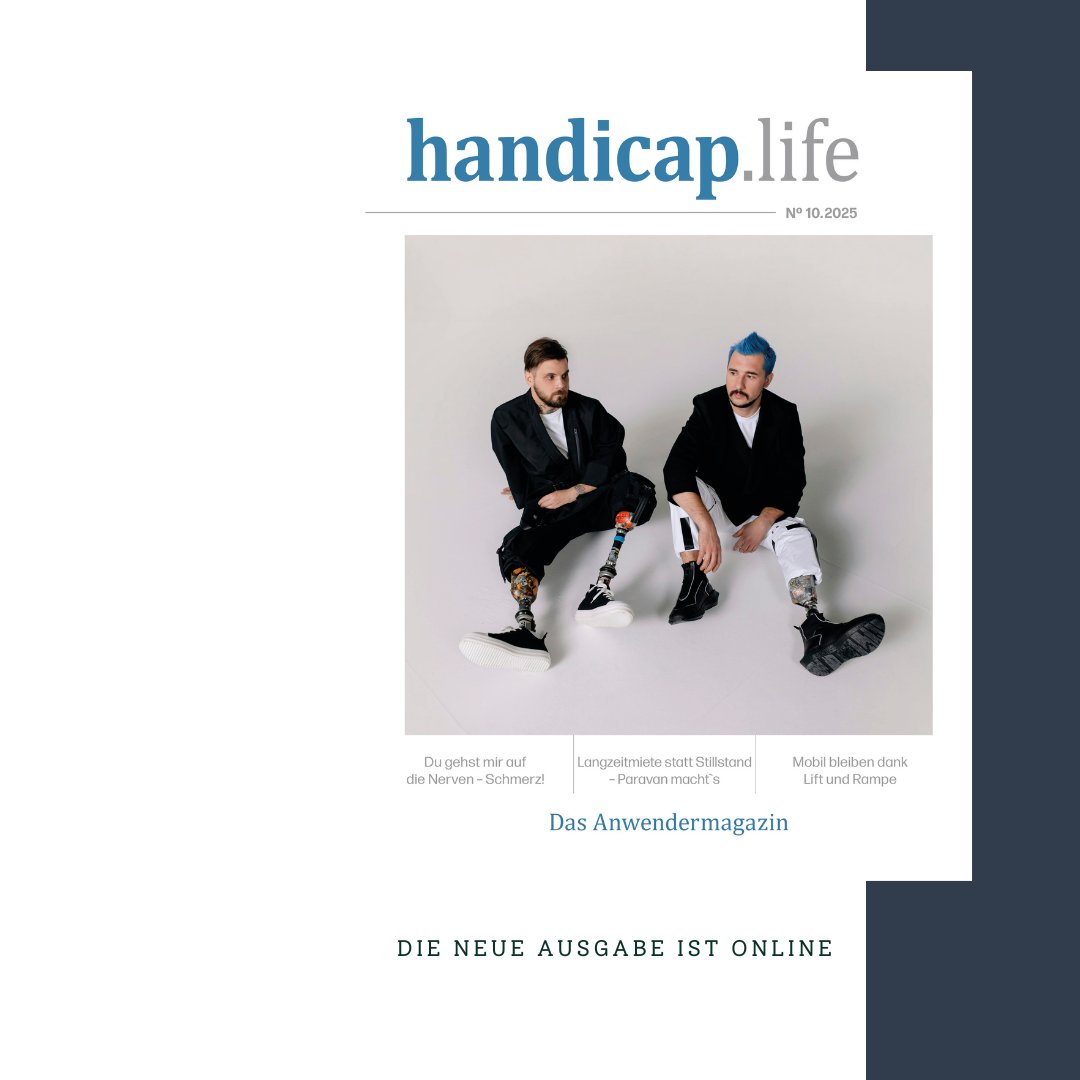 📰 Ihr wollt die neusten Infos über innovative Technik und News über Mobilität, dann geht es hier zur neuen Ausgabe unseres Anwendermagazins handicap.life:

handicap-life.com/aktuelle-ausga…

#Handicaplife #anwendermagazin #handicaplifemagazin #MomoMagazin #MagazinMomo