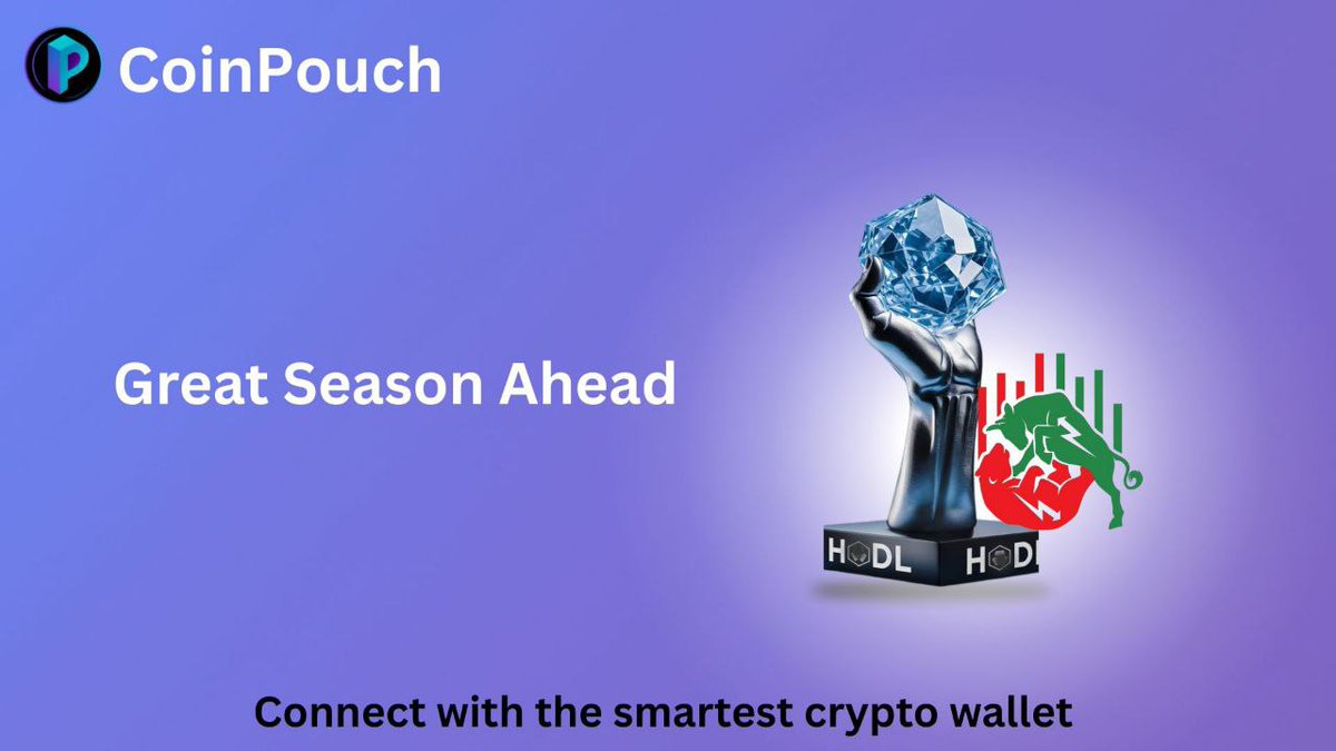 Coinpouch_'s tweet photo. GM Pouch Army 🌞

Fresh week, fresh energy! ⚡️

Q4 is fast approaching. Historically a strong season for crypto 🚀 

We're looking for your energy to keep pushing for the best ahead together 💪 

📍 CA: CoiNdEjucrH1268Q6eSdkF7N9f6ZFq67LQjZRPxiebp

#POUCH #Solana #CoinGecko #CryptoNews #MoonMission #CryptoRevolution #TheWolfofWallStreet #Bitcoin #OKX #RCDE #Tommavi #cryptocurrency #BinanceTurns8📷 #SocialFi #CMC #Trending #AltcoinSeason #Wallet #Security