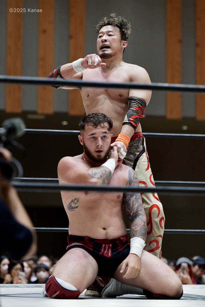 nekoron27's tweet photo. 2025.9.21 ライトキューブ宇都宮
#noah_ghc 
#n12025 
#丸藤正道 #RickyKnightJr 
《無断使用・無断転載・引用RP禁止 Unauthorized use and reproduction prohibited.》 https://t.co/fVRLTQLU0P