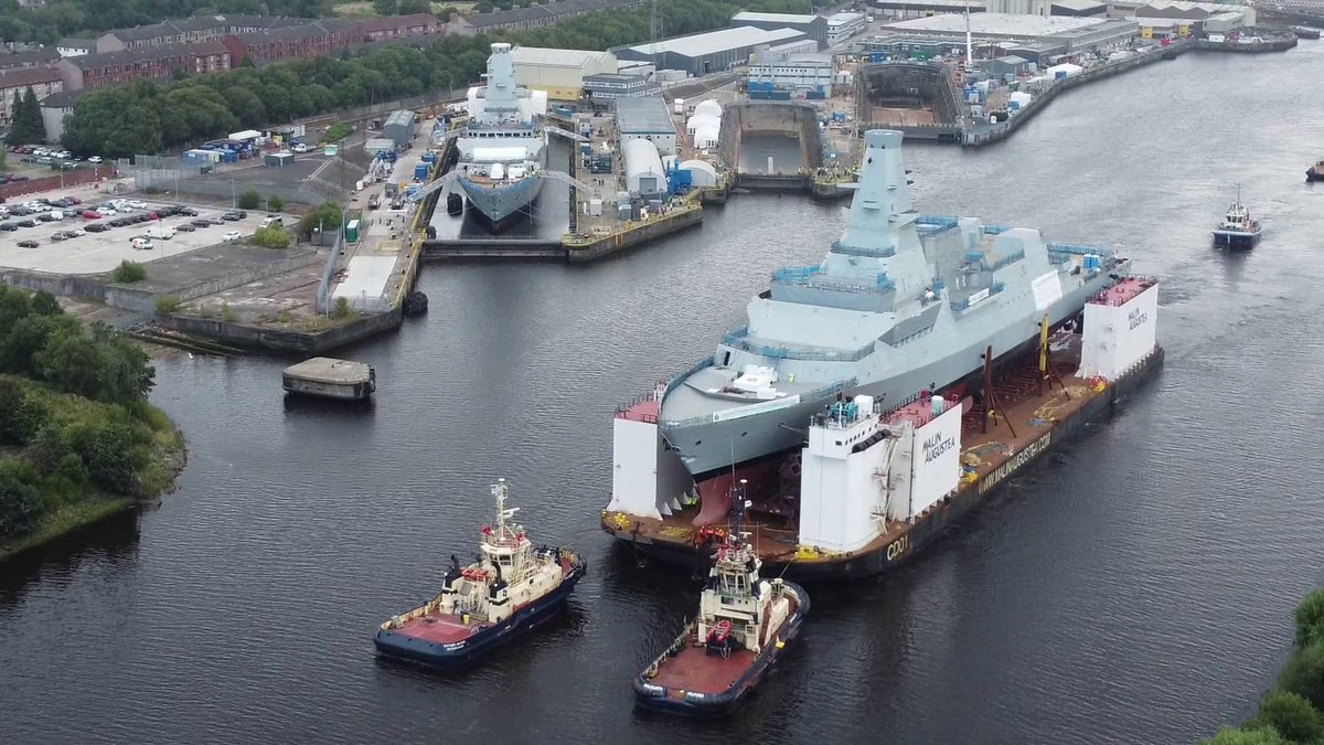 Scotland’s shipyards now hold an orderbook for an expected 18 frigates - 13 Type 26s (UK + Norway) and 5 Type 31s. That is one of the largest surface warship programmes in the world, seriously rivalled only by the US &amp; China.