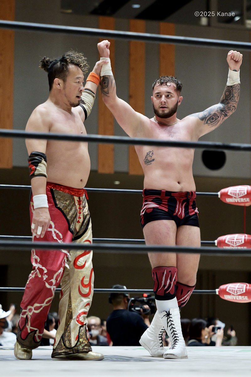 nekoron27's tweet photo. リッキー、金星ですね✨

2025.9.21 ライトキューブ宇都宮
#noah_ghc 
#n12025 
#RickyKnightJr #丸藤正道
《無断使用・無断転載・引用RP禁止 Unauthorized use and reproduction prohibited.》 https://t.co/XIGzCYUhiq