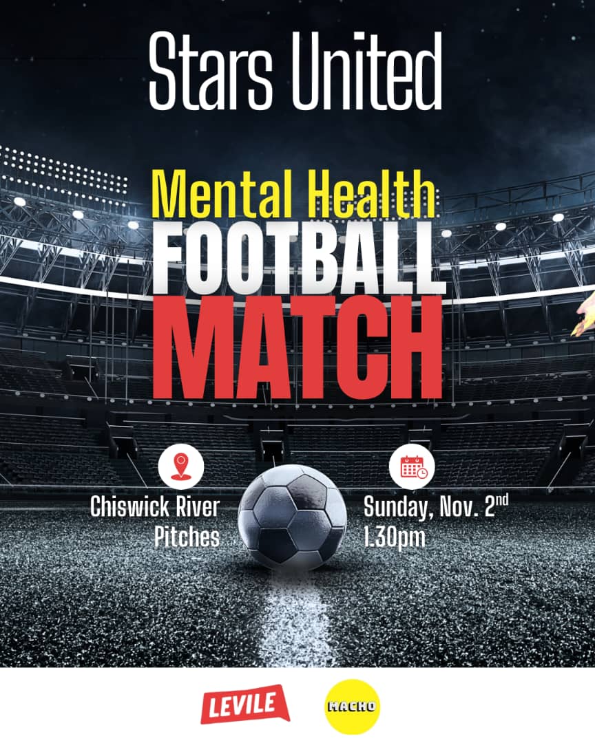 machorepublic's tweet photo. On Sunday, 2 November, we will come together for Stars United, a mental health football match inspired by this year’s Mental Health Awareness Month theme of community.

Register to attend via: https://t.co/oM4Ff8VwOJ
Donate via: https://t.co/dsIGpcJocC https://t.co/N4X8HcFS4E