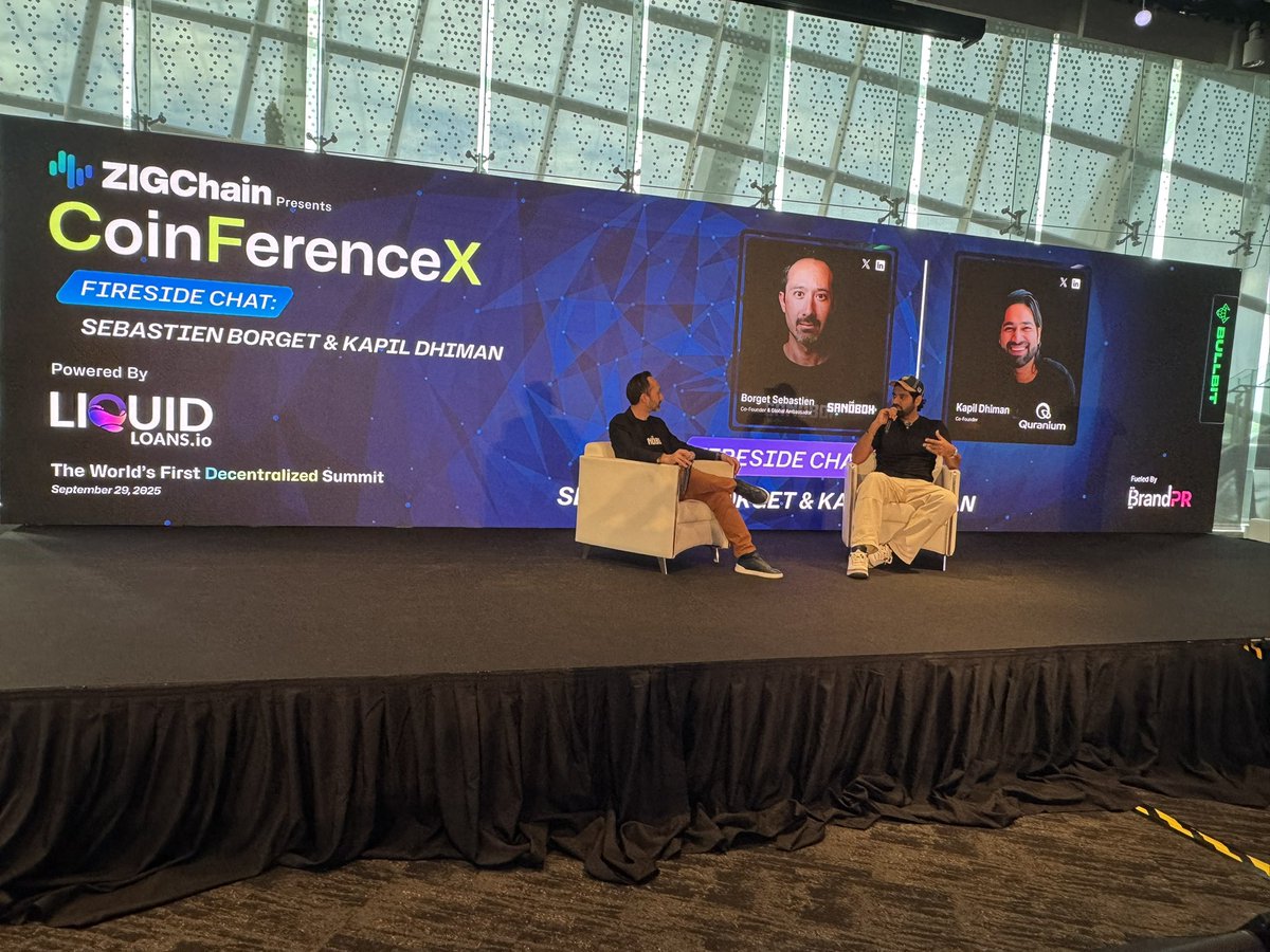 NexoraCoin26112's tweet photo. 💡 It was a pleasure seeing visionaries like @borgetsebastien driving the future of Web3 at TOKEN2049.
The Sandbox is proving that metaverse, gaming, and community power go hand in hand. 🌍✨

🚀 The Purple Wave is building the same — utility, community, and unstoppable growth.
#NexoraCoin26112 #CryptoCommunity #Web3