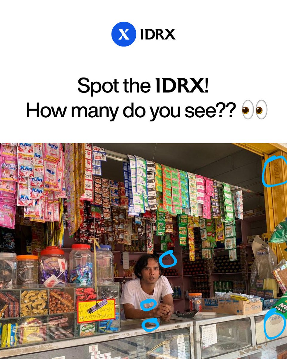 OlufemiAde18166's tweet image. I saw 5 IDRX @idrx_co @TzApac #Tezos #Etherlink #IDRXLogoHunt  #TZAPAC #IDRX