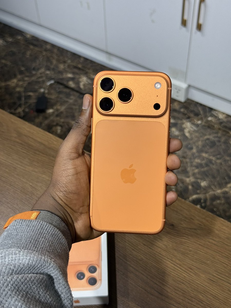 Ricky_customs's tweet photo. My two cents on the iPhone 17 Pro Max and while at it  interacted with the iPhone Air

I believe that a phone should remain as portable as possible and comfortable on the go. I know of two Ninjas using the Pro version likes of Doc @mmmicheni and @vicdontmiss 

17 Air and Pro Max are slippery it’s either I’m yet to adapt or the Aluminum feel is a no for me. 
Will still wait for the 17 Pro unit. 
For now made a decision of going caseless with my Daily and it’s such a beautiful unit.

Anyway, Open Box iPhone 17 Pro Max 1 cycle count 😃512GB USA 🇺🇸 MODEL Kes.  255,000