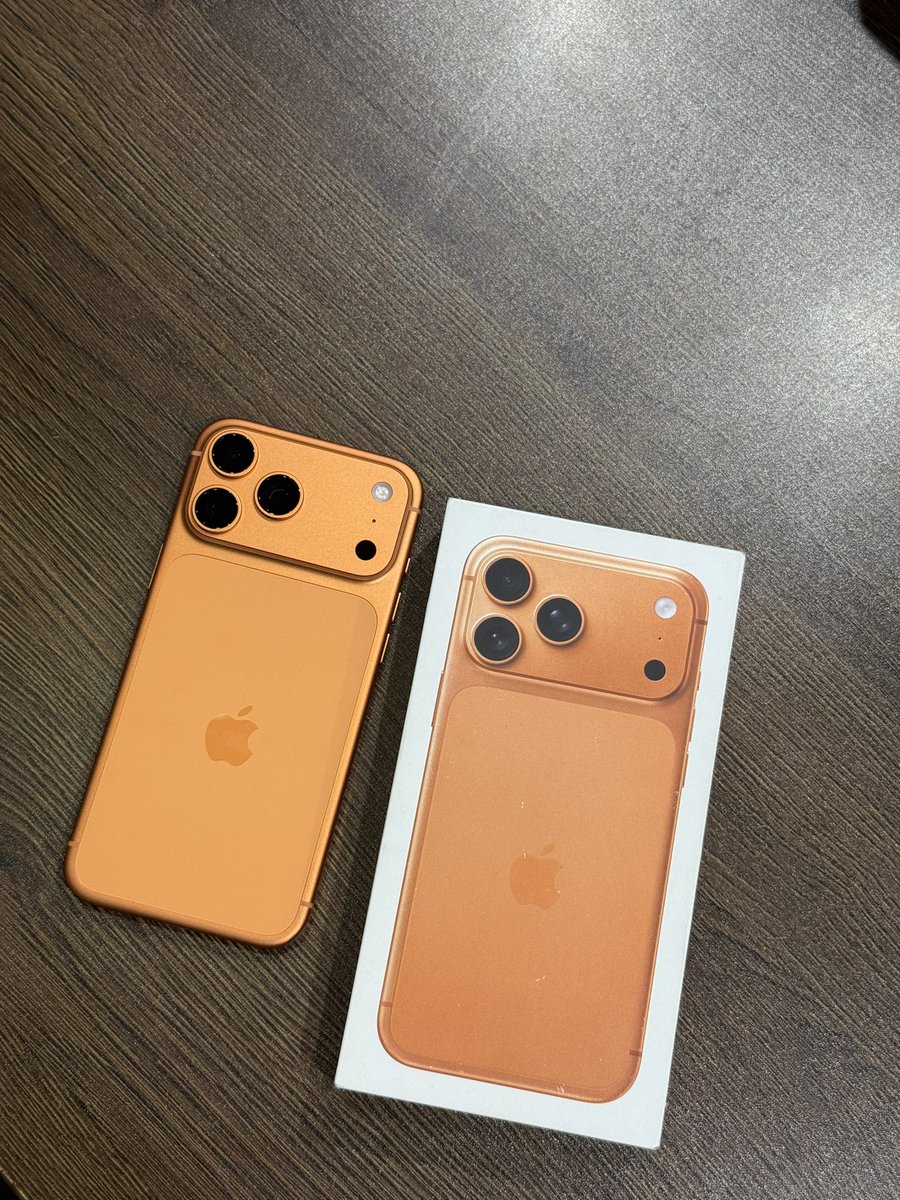 Ricky_customs's tweet photo. My two cents on the iPhone 17 Pro Max and while at it  interacted with the iPhone Air

I believe that a phone should remain as portable as possible and comfortable on the go. I know of two Ninjas using the Pro version likes of Doc @mmmicheni and @vicdontmiss 

17 Air and Pro Max are slippery it’s either I’m yet to adapt or the Aluminum feel is a no for me. 
Will still wait for the 17 Pro unit. 
For now made a decision of going caseless with my Daily and it’s such a beautiful unit.

Anyway, Open Box iPhone 17 Pro Max 1 cycle count 😃512GB USA 🇺🇸 MODEL Kes.  255,000