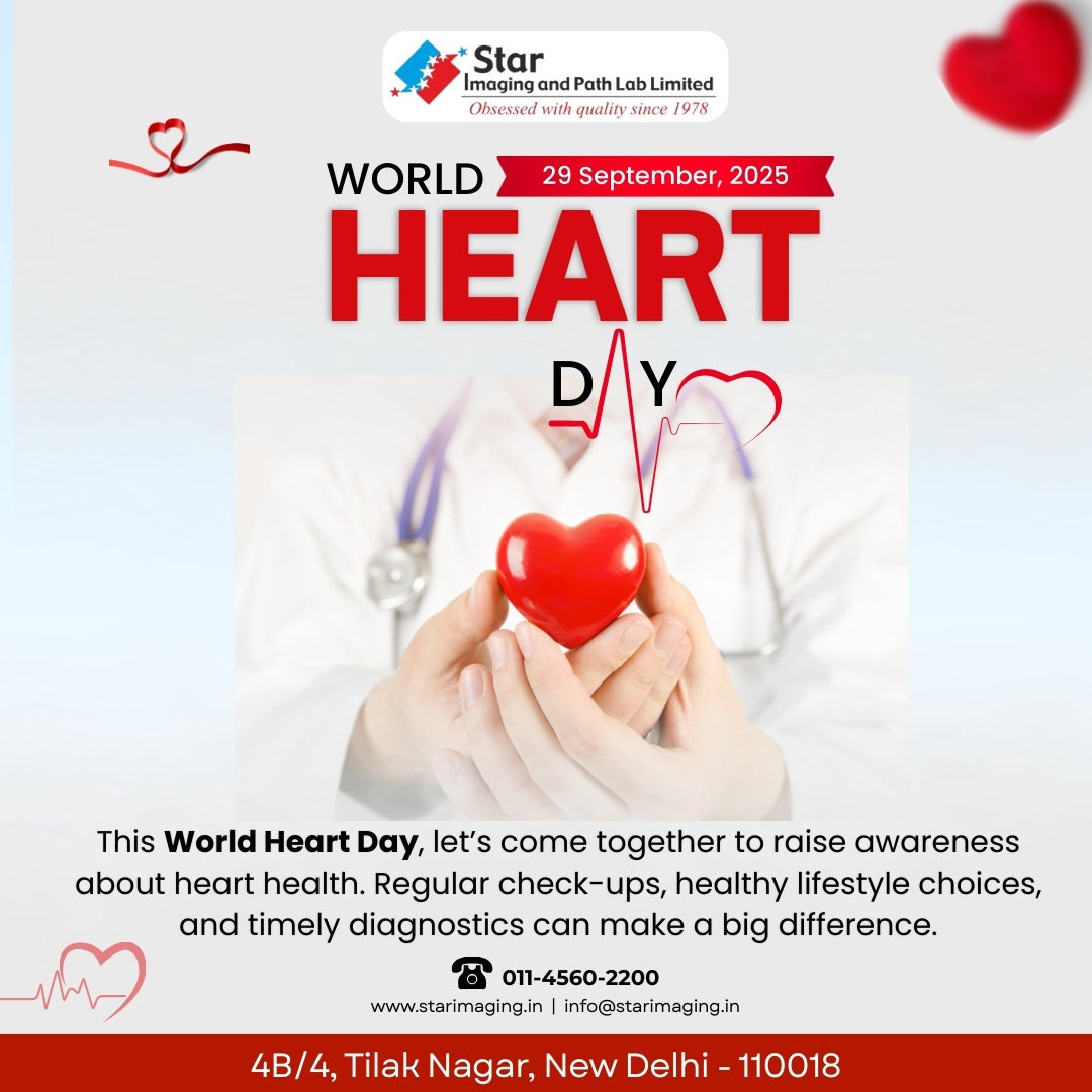 StarImaging_'s tweet photo. Let’s put our hearts first today and every day!
On this World Heart Day, remember that small steps like regular check-ups, staying active, eating healthy.
#WorldHeartDay #HeartHealth #HealthyLifestyle #StayHeartSmart #CardiacCare #StarImaging #PathLab #HeartMatters https://t.co/QhM3I0xB2z
