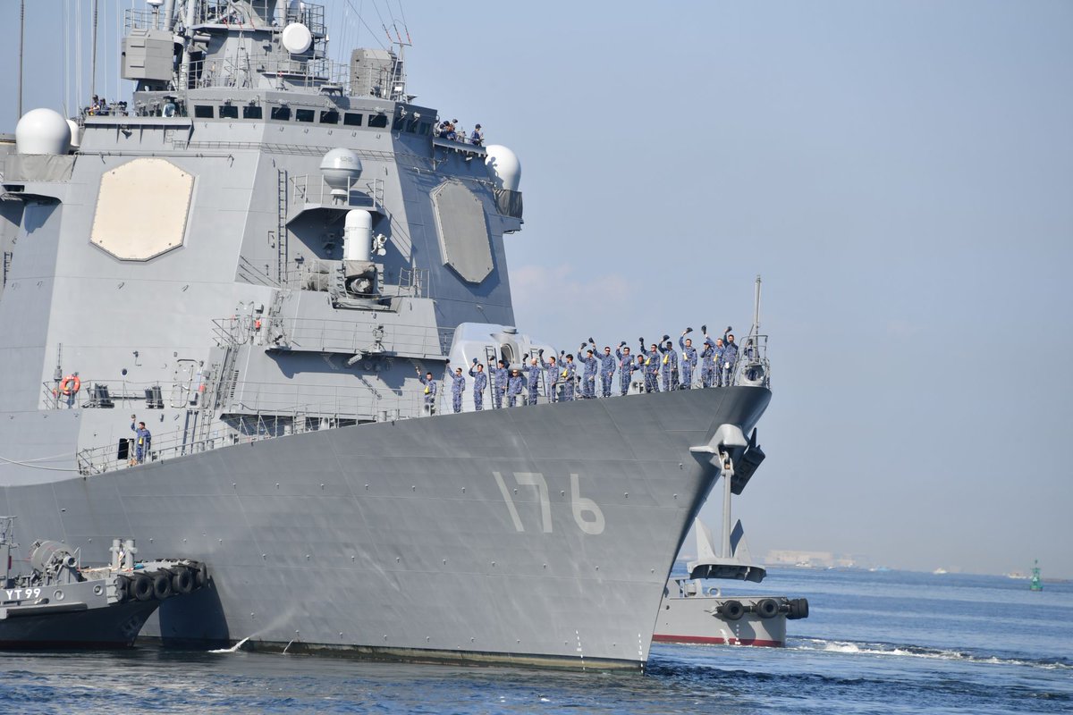 護衛艦「#ちょうかい」は #海自 として初となるスタンド・オフ防衛能力